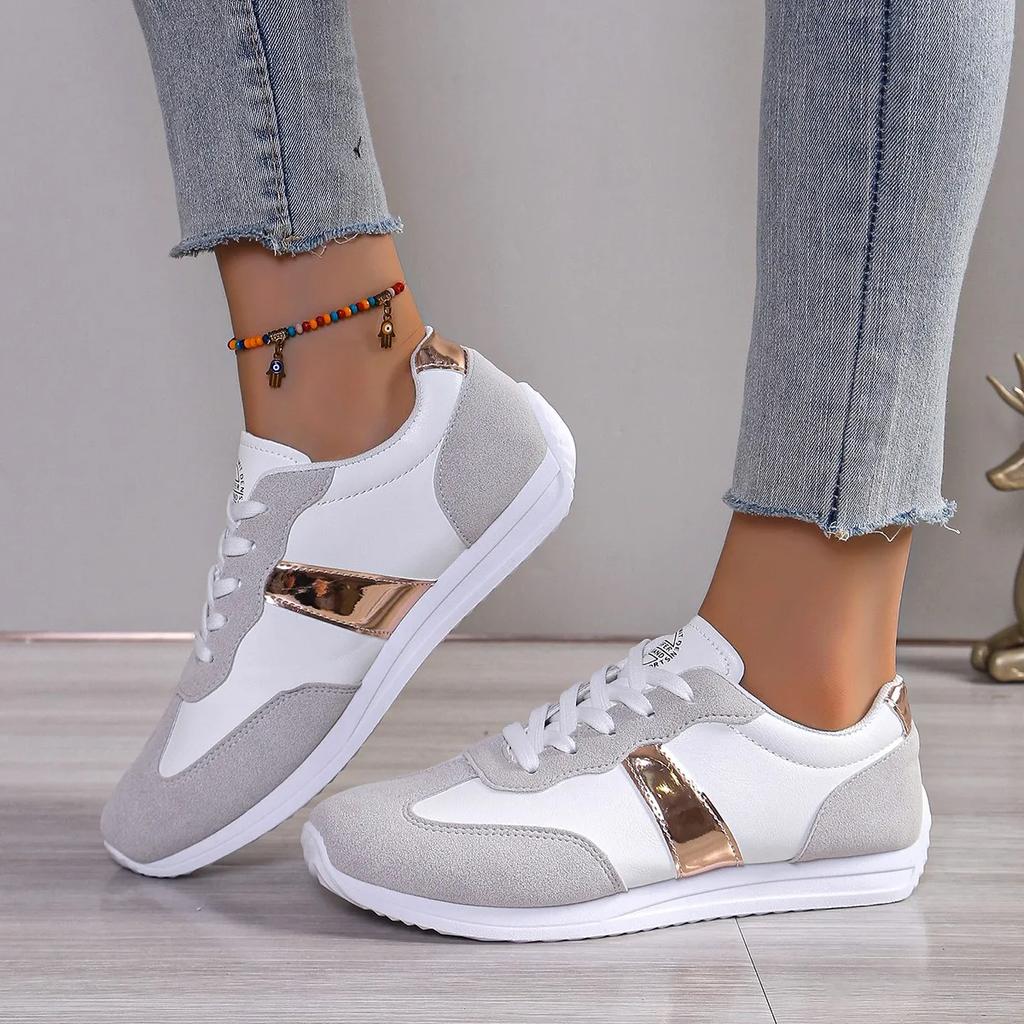 Fashion Autumn Women's Casual Shoes 2024 New Lace Up Flats Outdoor Sneakers for Women Platform Shoes Light Casual Women's Running Shoes