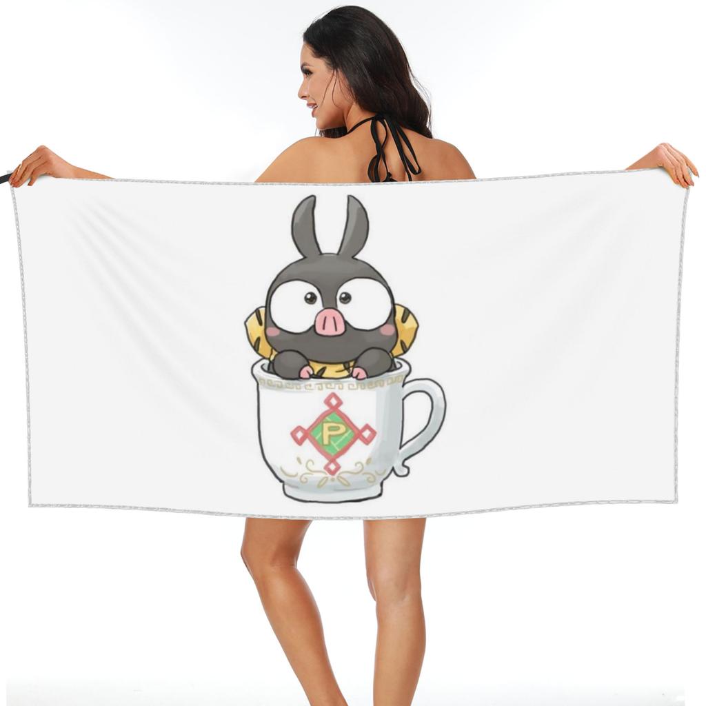 Ranma 1/2 Saotome Pig Girls P Chan Beach Towel Soft Microfiber Quick Dry Absorbent Quick Towels For Pool
