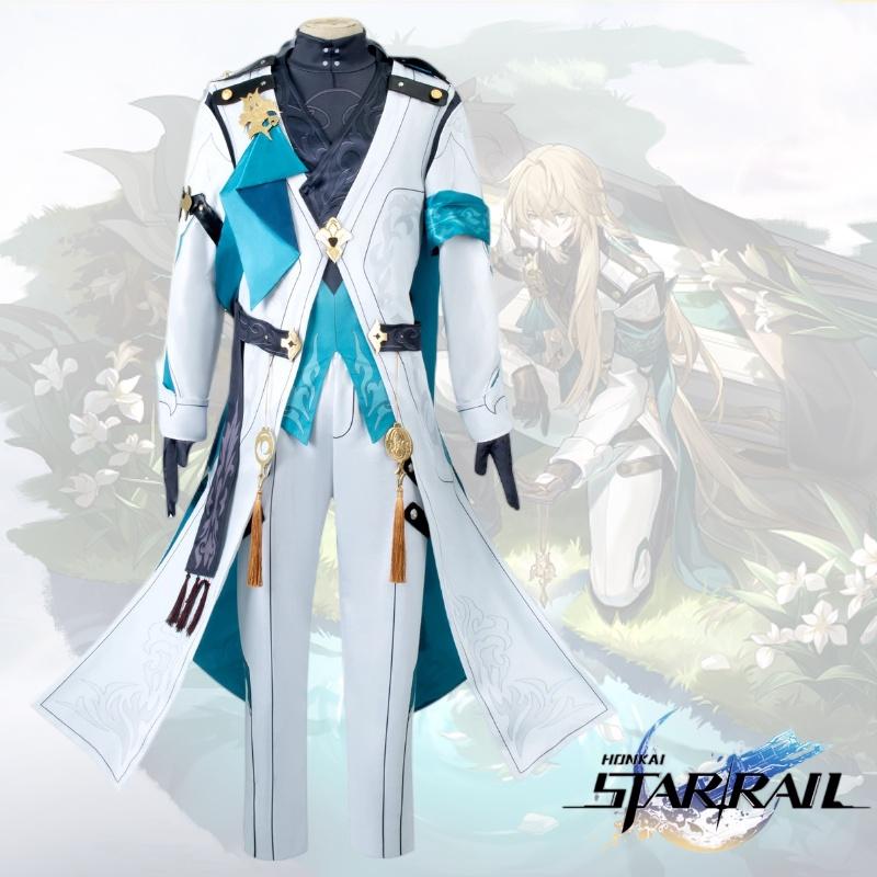 Star Rail Honkai Luocha Cosplay Ancient Costume Halloween Party Outfit Boy Fans