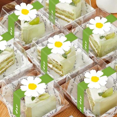 50Pcs Long Gift Sealing Stickers Self-Adhesive Packaging Sealing Sticker For Cake Baking Decoration Sticker