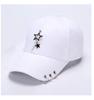Baseball Cap Hat Metal Ring Chain Spring Summer Autumn Punk Hip Hop Rock Adjustable Unisex Men Women Outdoor Casual Cotton