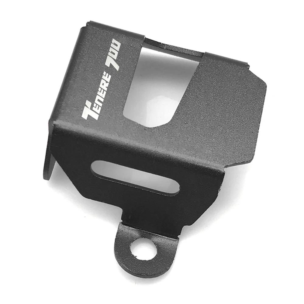 Motorcycle Rear Brake Pump Fluid Reservoir Oil Cap Guard Cover For YAMAHA XTZ700 TENERE 700 Tenere700 T7 XT700Z -