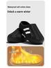 2025 Waterproof Cotton Slippers: Thick-Soled, Non-Slip Indoor/Outdoor Warm Shoes for Men & Women