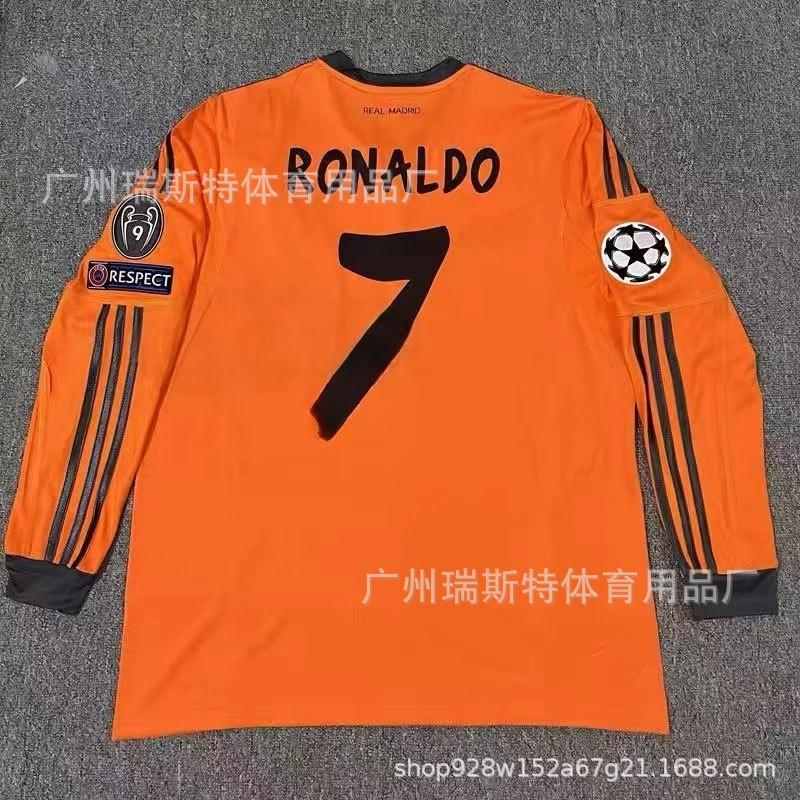 Retro Real Madrid 2016-17 Away Long Sleeve Football Jersey Cristiano Ronaldo 7 Bale 11 Chelsea 2012-13 Home Short Soccer