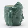 Sun Art Porcelain Funny Tableware Mug 300ml Green Funny Present Birthday Gift Funny Miscellaneous Goods Ranking Funny Goods SAN2665 "Great Buddha"