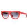 Celine Smoke Gradient Square Unisex Sunglasses Cl40256i 66b 58