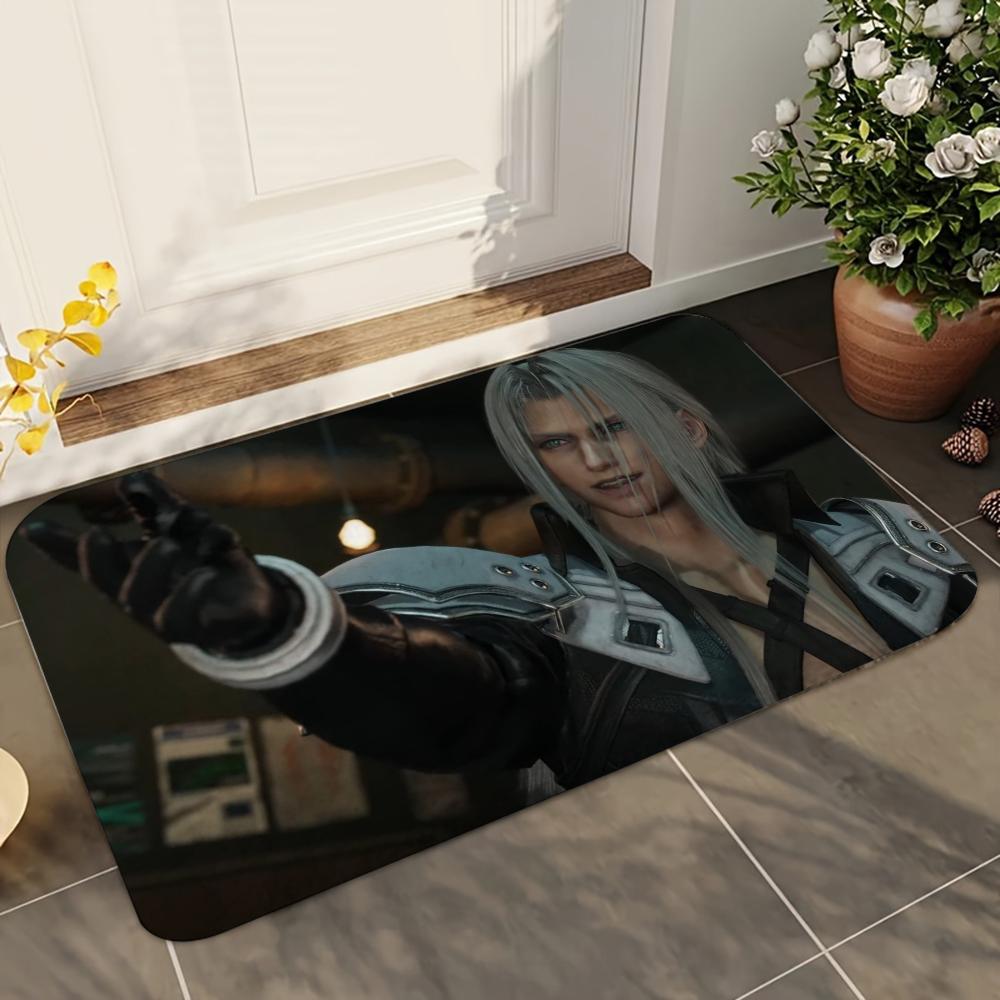 

1pc Loporrits Moon Tribe FF7 Bathroom Absorbent Mats Anti-Slip Mats Home Decor Supplies Carpets Home Kitchen Floor Mats 40x60cm