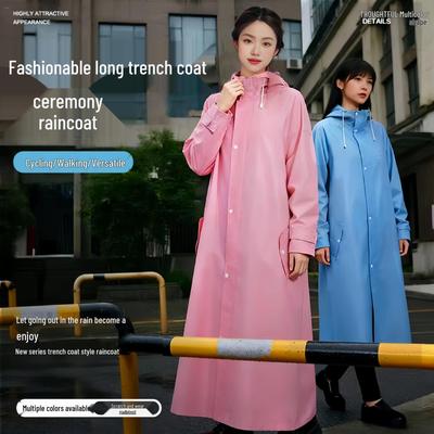 Extended Raincoat: Multi-Color, One-Piece, Perfect for Cycling, Travel, Hiking & Commuting