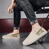 Fashion Men's Shoes Spring Canvas Breathable Loafers Lightweight Men's Flat Bottom Work Comfortable Casual Cloth Shoes Sneakers Men