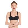 Thin Lace Hook Lace Strap Bra No Underwire Small Chest Held Back Double Row Buckle Solid Color Sexy Underwear Multi-color