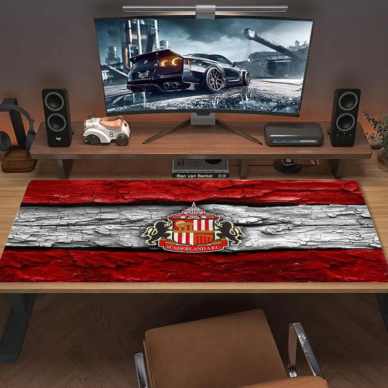 Sunderland A.F Large Size Mouse Pad Large Gaming Table Cushion Non-slip Laptop Tablet Big Mousepad XXL Mat Mini PC Playmat With Lock Edge