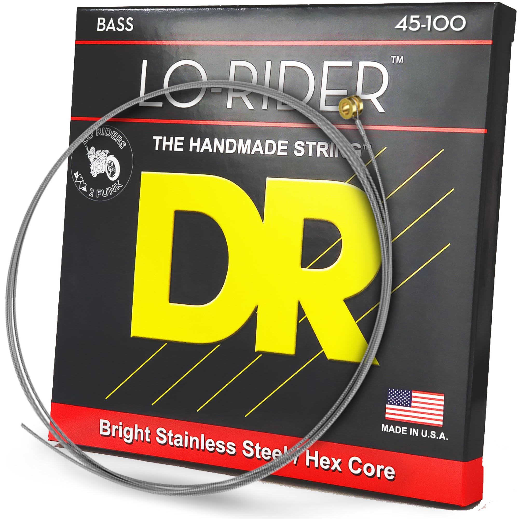 

DR Bass Strings Stainless Steel LO-RIDER .045-.100 MLH-45