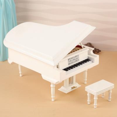 2025 Handmade Mini Pianos Cute Polychrome Miniature Model Wooden Musical Instrument