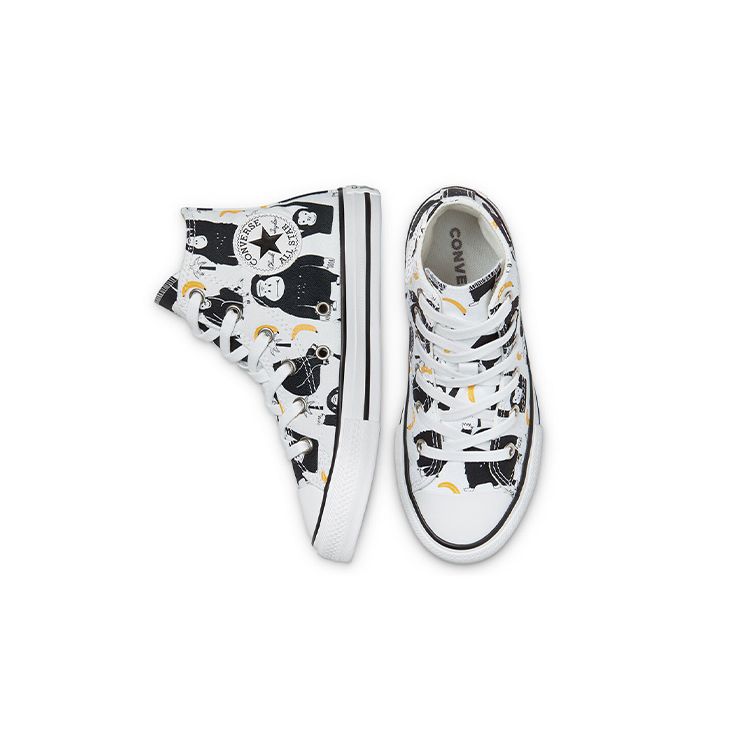 Converse Chuck Taylor All Star High Top Canvas Shoes Kids Sneakers Black White 671127C