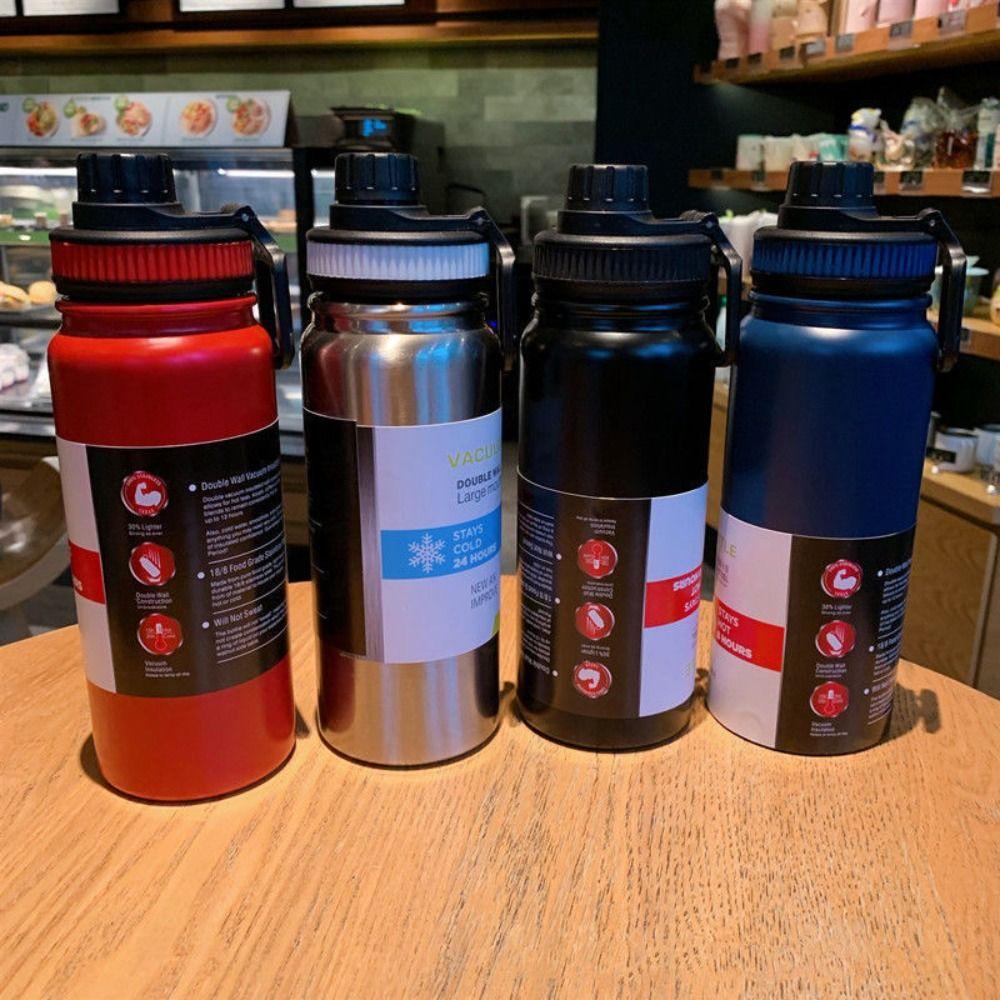 Stainless Steel Thermal Water Bottle Leakproof Vacuum Flask Insulated Cup For Outdoor/Travel