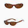 Retro Oval Small Frame  Fashion Outdoor UV Protection  Sunglasses For Women