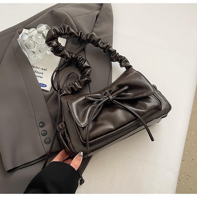 IELGY Fashionable All-Match Korean Version Small Square Bag Cute Bow