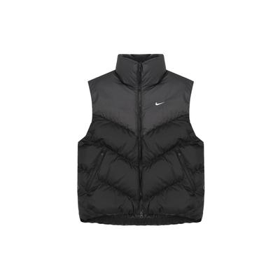 Sportkleding Storm-FIT Losse Pasvorm Winddicht Waterafstotend Effen Kleur Donsjack Damesvest Zwart HF7897-010