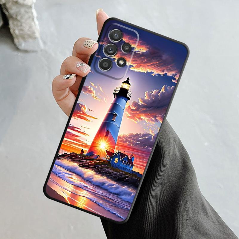 Beautiful Lighthouse Phone Case For iPhone Samsung Galaxy Redmi Xiaomi Oppo OnePlus Note S A 7 8 9 10 11 12 13 14 20 21 22 23 53 54 Pro Max Plus Ultra