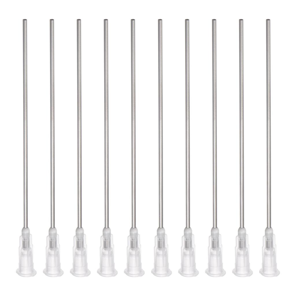 10/20pcs 16G 18G 3-1/5" Blunt Tip Dispensing Needle for Liquid Glue Gun 100mm Length