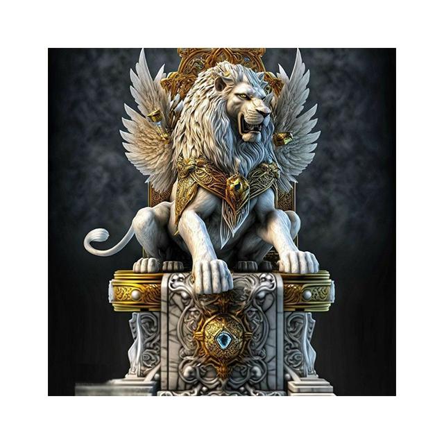 Animale fantezie abstracte Dragon negru Bufnita Vultur Leu Canvas Art Poster Prints Pictură Perete Cadou Living Poze Decorare