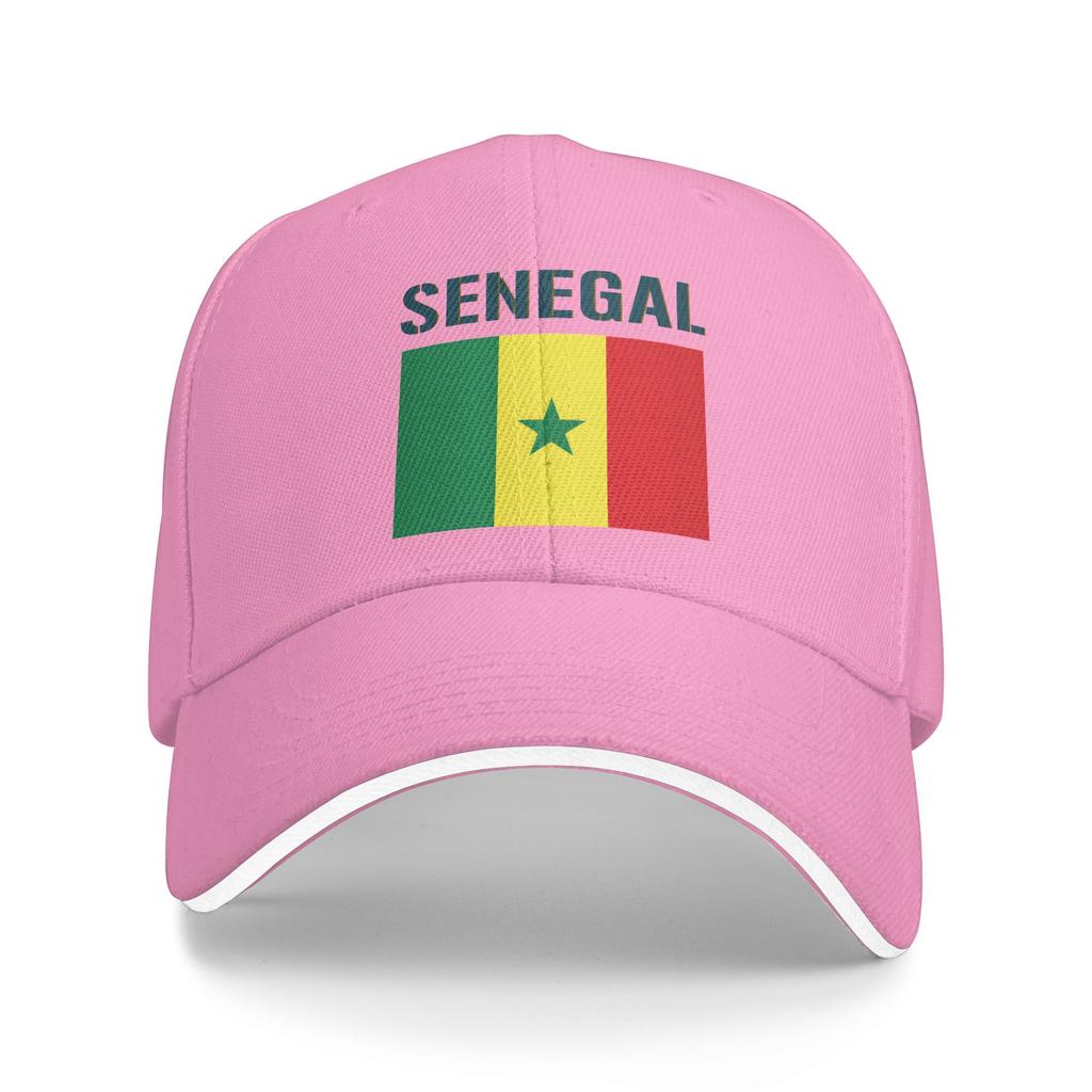 Sun Baseball Cap Senegal Flag Print Trucker Hat Hot Sale Stylish Hiking Fishing Snapback Cap