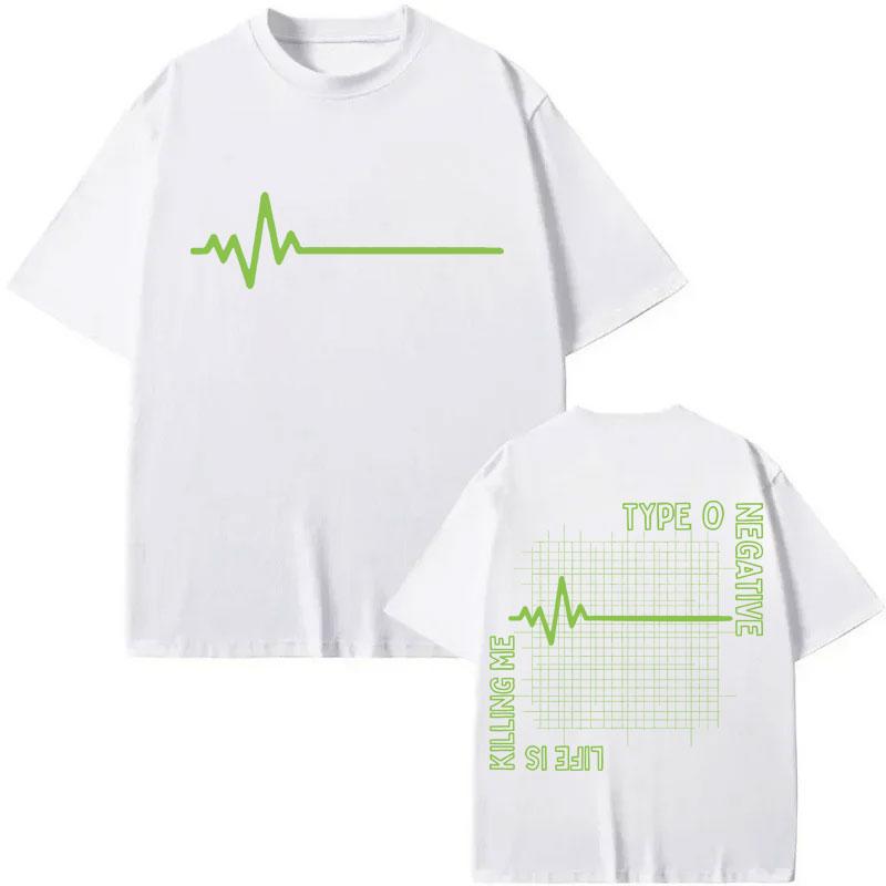 Rock Band Type O Negative T-shirts Men Women Clothing Fashion Hip Hop T Shirt Summer Casual Short Sleeve T-shirt Y2k Streetwear