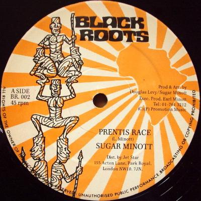 Płyta 12-calowa SUGAR MINOTT - Prentis Race BR002 Black Roots UK Reggae, Ska & Dub Używana
