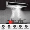 TopStrong 60cm Ducted/Ductless Range Hood, Under Cabinet, with CF-K Activated Carbon Filter,Stainless Steel Range Hood,Touch