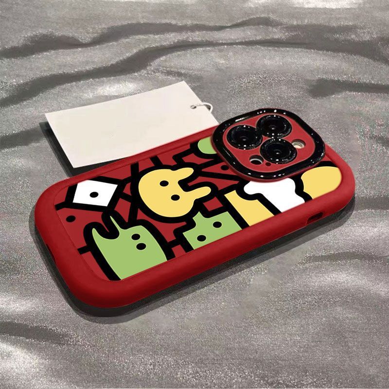 Fun Abstract Animal Suitable for Iphone15promax New Style 14 Apple 13 Mobile Phone Case 16pro Couple 12
