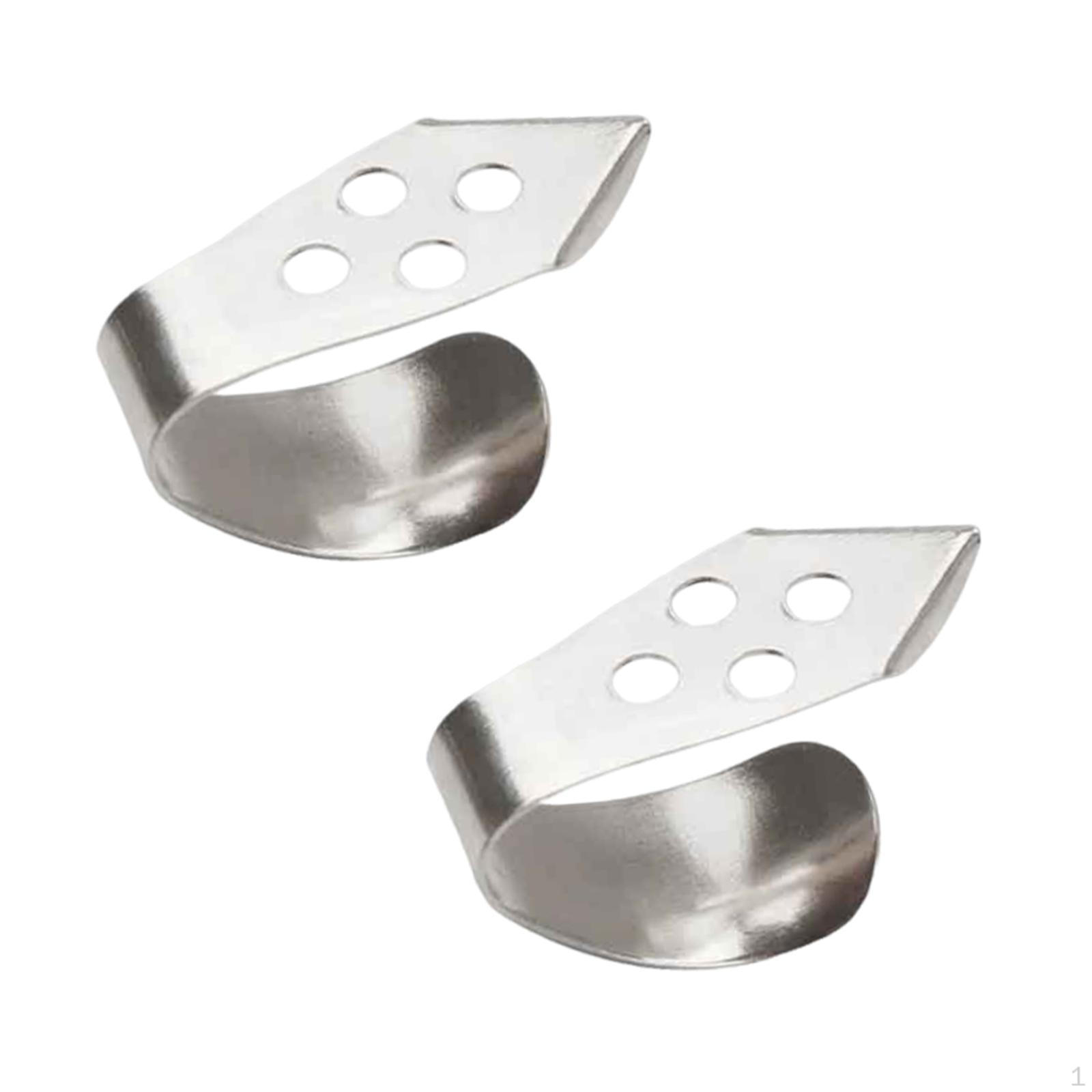 

Picks, Stainless Steel Accessories for Bass And 2x Thumb