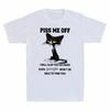 Schwarze Katze, mach mich wütend, ich schlage dich so hart, lustiges Geschenk für Katzenliebhaber, Herren T-Shirt