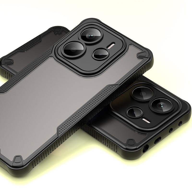 Translucent Phone Case For Xiaomi Redmi Note 14 5G Matte Armor Back Cover For Redmi Note 14 Case Cover For Redmi Note 14 5G Case