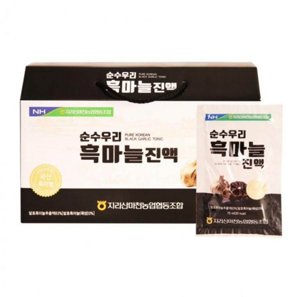 Nonghyup Soonsoo Woori Black Garlic Extract 70ml 30 Packets Black Garlic Juice Extract Gift Set