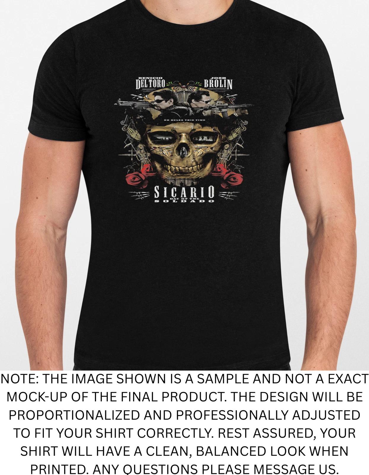 Men s and Women s T-shirts Sicario Day Of The Soldado Poster Graphic XL