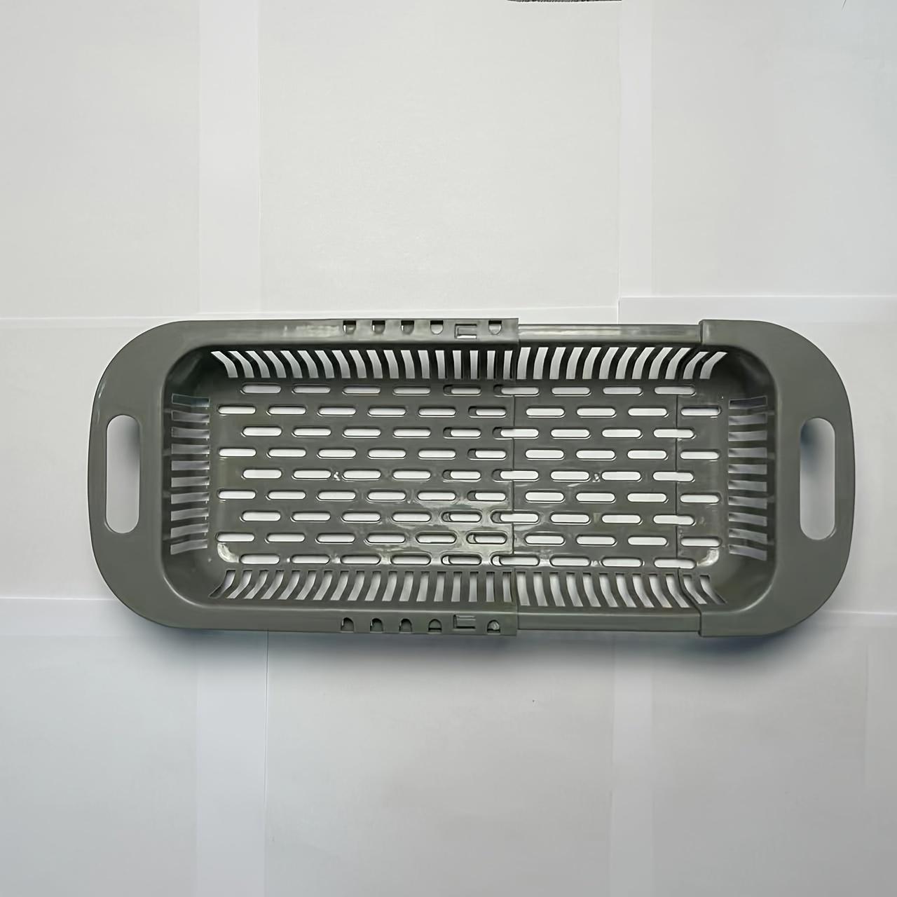 

Expandable Sink Colander - Adjustable Height, Rust-Resistant & Space-Saving for Easy Draining & Washing.