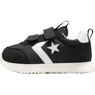 Omega Trainer EasyOn TD Black Vintage White Baby Sneakers Egret A13097C