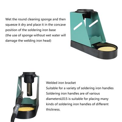 Multifunctional Soldering Iron Holder Stand Convenient and Easy-to-Clean Soldering Iron Stand Hot Air Gun Repair Tools