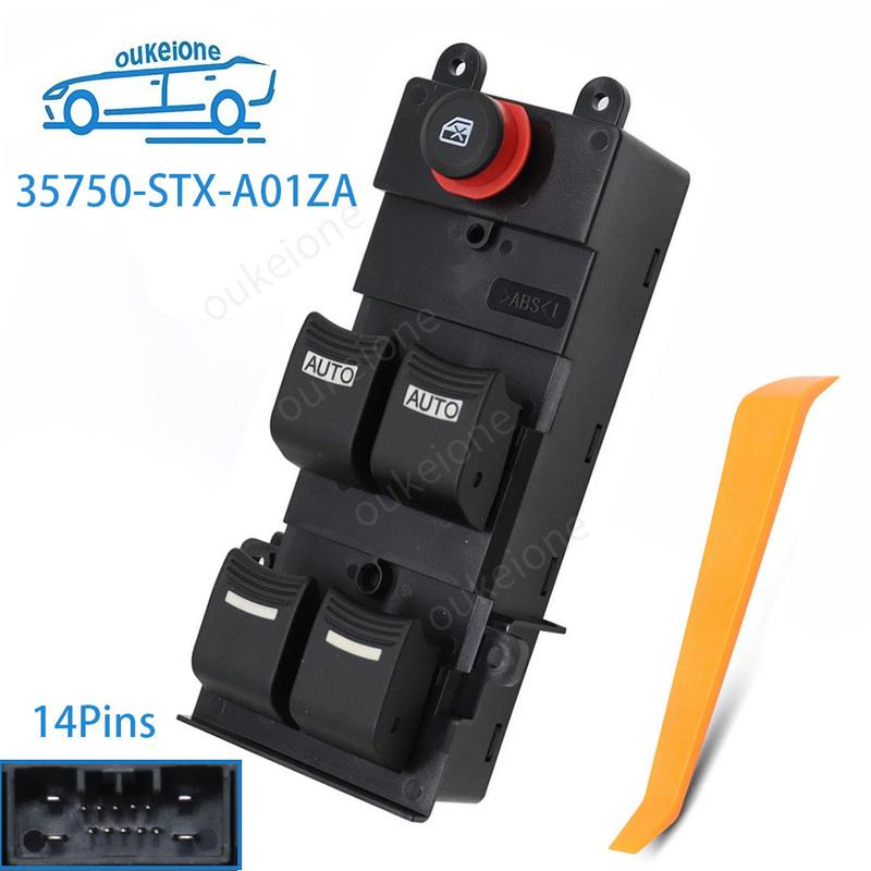 

Front Left Side Electric Power Master Window Switch Glass Lifter Button for Acura MDX 2007 2008 2009 2010-2013 35750-STX-A01ZA