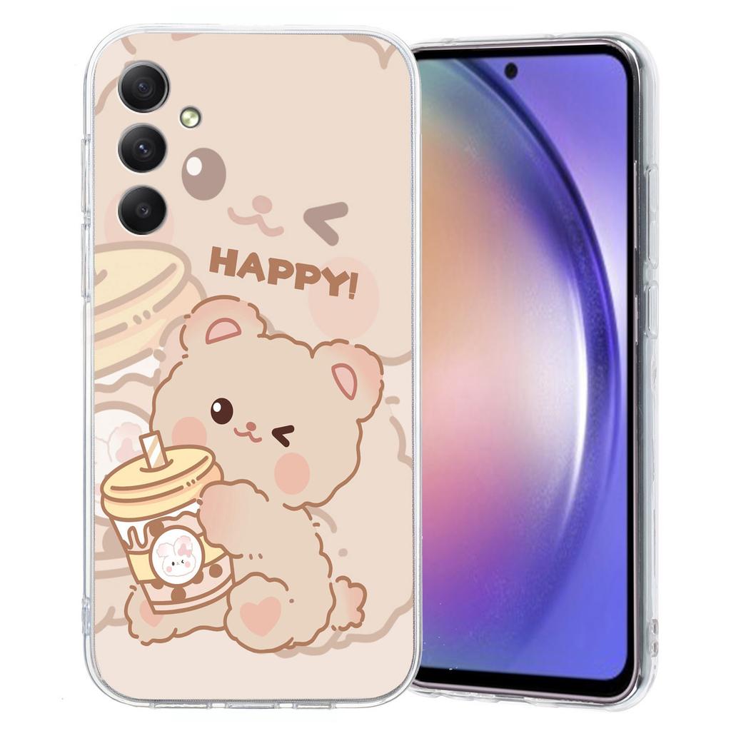 For Samsung Galaxy S24 FE Case Soft TPU Pattern Printing Slim Phone Cover