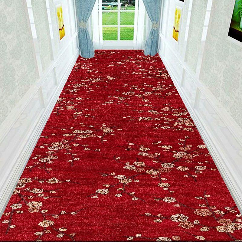 Luxury Beige Rectilinear Shaggy Aisle Runner Rug - Polyester, Non-Slip, Durable Easy Clean Heavy for Hotel & Home Corridors - Multiple Sizes Available