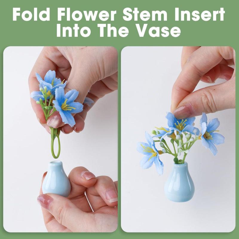 Magnetic Mini Ceramic Vase Ins Style Creative Fridge Decoration Glass Vase Home Desktop Ornament Simple Gift