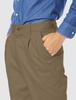 Edwin Size 28 to Japanese Size Men's Wrinkle-Resistant Two-Puck Trousers, Olive, (Equivalent XS)