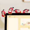 4Pcs Computer Monitor Decor Figurines Reusable Cute Dashboard Decorations Multi-Purpose Car Dashboard Ornaments Gift for Friends