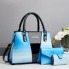 3pcs Women's Luxury Handbag Suitable for Weddings, Parties, - Detachable Strap & Zipper Closure, Shiny / Pattern Purses