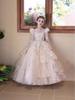 Girls' High-End Exquisite Fairy Flower Wedding & Piano Performance Dress