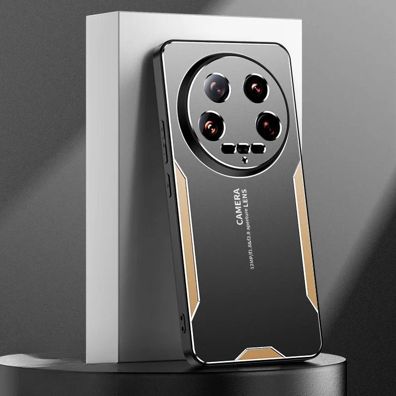 For Xiaomi 15 Ultra Aluminum Alloy Frosted Skin Hard Case for Xiaomi 15ultra 5G Mi 14T 15 Pro Shockproof Matte Protection Cover