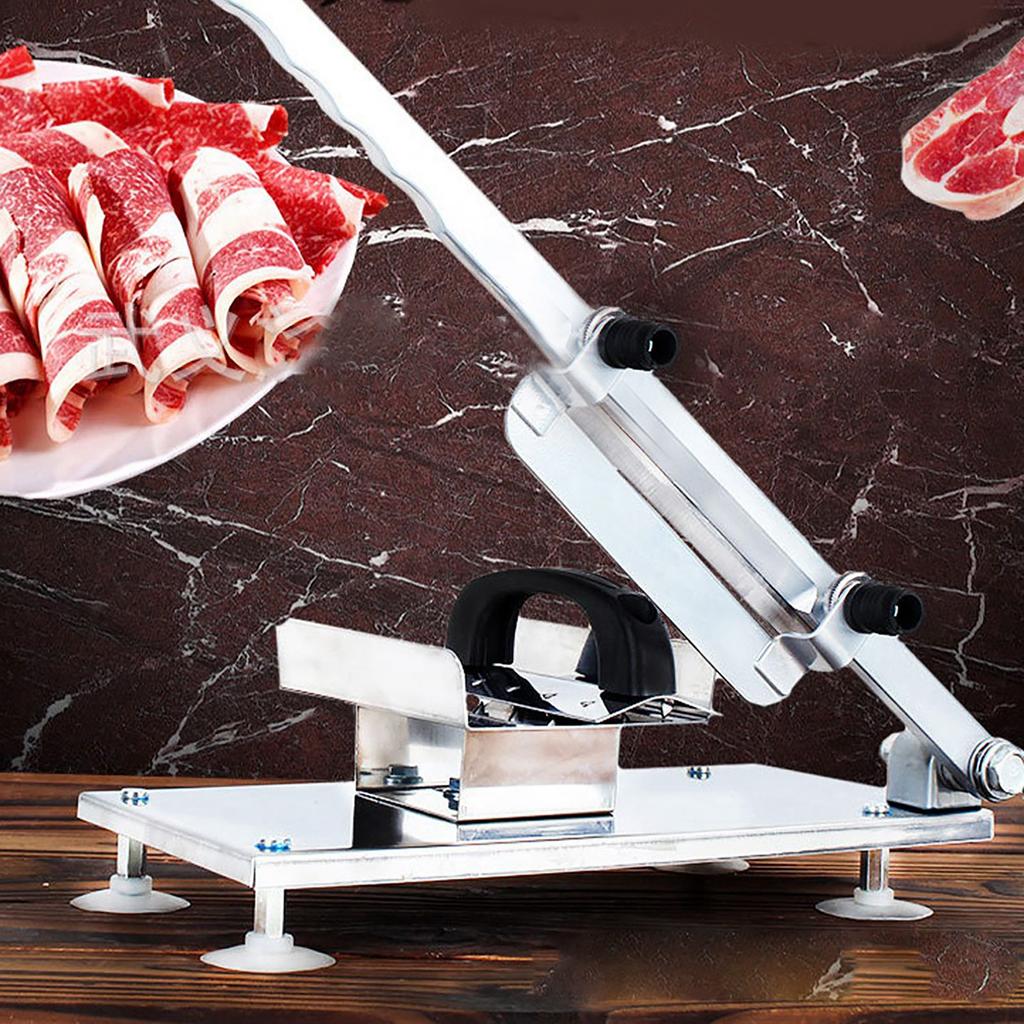 Multifunctional Household Manual Frozing Meat Beef Mutton Sheet Roll Cutter Slicing Machine