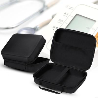 Sphygmomanometer Upper Arm Blood Pressure Monitors Device Storage Case Carrying Bag Lightweight EVA for Travel Home Use