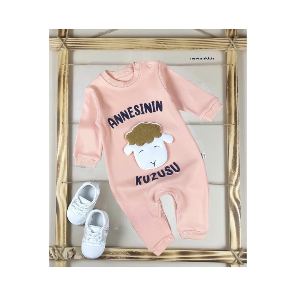 Mother's Lamb Embossed Print Mobile Luxury Jumpsuit